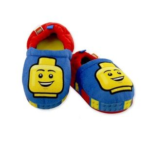Used but Great condition LEGO Blocks Boys Toddler Plush Aline Slippers